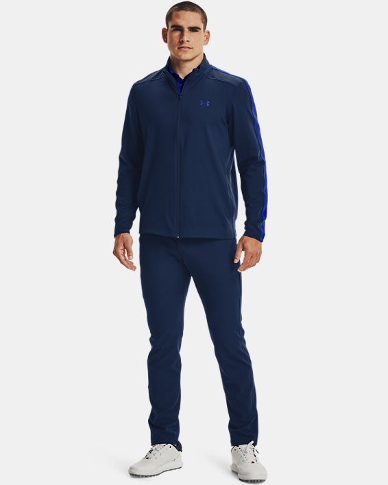 Men's UA Storm Midlayer Full-Zip Golf Jacket, Blue, pdpMainDesktop image number 2